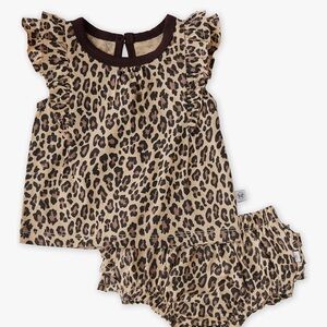 The Honest Company Leopard Print Toddler Set